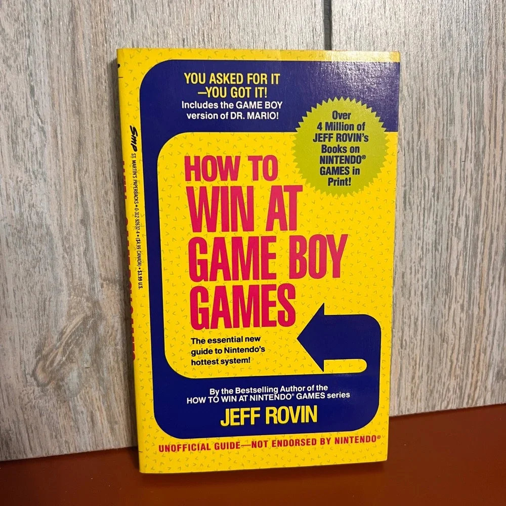 How to Win at Game Boy Games Jeff Rovin 1991 Vintage Strategy Guide Atari Lynx